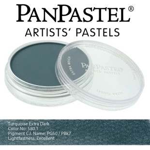 Пастель сухая "PanPastel" 580.1 Turquoise Extra Dark (Бирюзовый экстра) PP25801