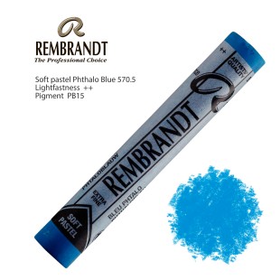 Пастель сухая Rembrandt №570.5 Синий фталоцианин