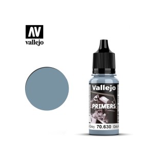 Акрилово-полиуретановый грунт Vallejo "Primers" 70.630 Steel Grey ,18 мл.