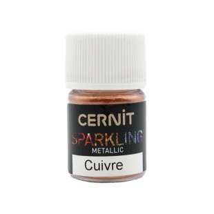 Пудра для полимерных масс Cernit "Sparkling Melallic" Медь, 3 гр