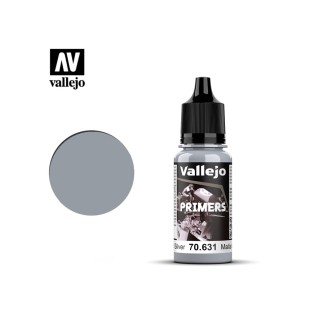 Акрилово-полиуретановый грунт Vallejo "Primers" 70.631 Chainmail Silver, 18 мл
