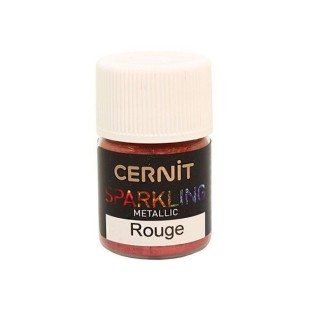 Пудра для полимерных масс Cernit "Sparkling Melallic" Красный, 3 гр