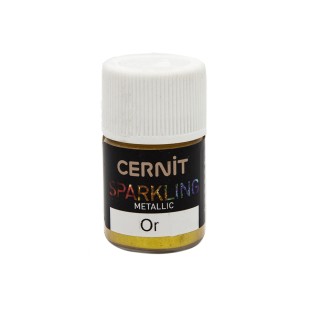 Пудра для полимерных масс Cernit "Sparkling Melallic" Золото, 5 гр
