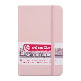 Блокнот для зарисовок Art Creation "Pastel Pink" 9х14см, 80л, 140гр/м² (твердая обложка)