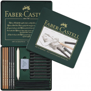 Набор угля для рисования Faber-Castell "PITT®" 22 предмета