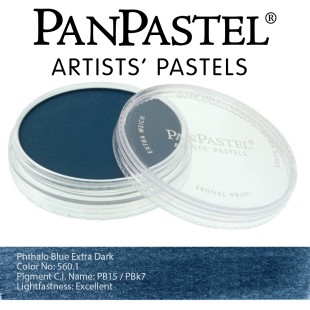 Пастель сухая "PanPastel" 560.1 Phthalo Blue Extra Dark (Голубая ФЦ экстра) PP25601