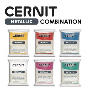 Набор полимерного моделина Cernit "Metallic" Combination №5 (700, 400, 200, 085, 460, 676)