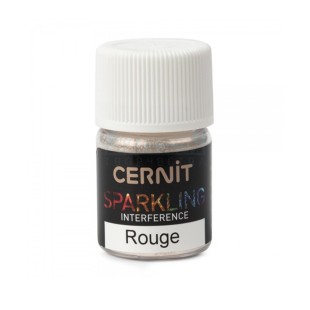 Пудра для полимерных масс Cernit "Sparkling Interference" Красный интерферентный, 3 гр