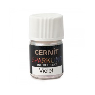 Пудра для полимерных масс Cernit "Sparkling Interference" Фиолетовый интерферентный, 3 гр