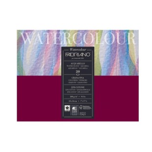 Склейка для акварели Fabriano "Watercolour" 18x24см, 20л, 200гр/м² (Cold pressed)