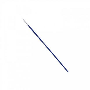 Кисть для рисования синтетика круглая жесткая "Finenolo" №1 на длинной ручке
