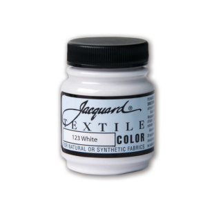 Краска по светлым тканям Jaсquard "Textile Colors" #123 белая (нерастикающаяся)