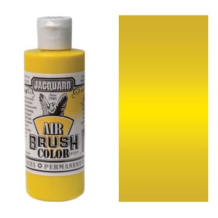 Краска для аэрографии Jacquard "Airbrush Color" 600 Yellow Iridescent (переливчатый желтый), 118мл