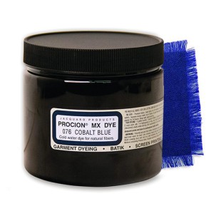 Краситель порошковый Jacquard "Procion MX Dye" 076 Cobalt Blue (кобальт синий), 230г