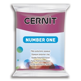 Полимерный моделин Cernit "Number One" #411 бордовый, 56гр.