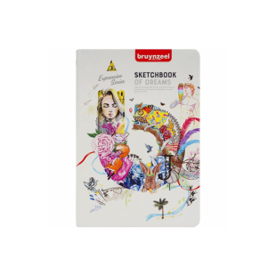 Скетчбук Bruynzeel "Sketchbook of dreams" 21x29,7см, 80л, 140гр/м²