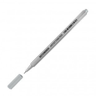 Ручка капиллярная Sketchmarker "Artist fine pen" Light Gray (Светло-серый)