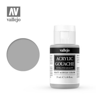 Гуашь-темпера Vallejo "Acrylic Gouache" 03.002 Серый №2, 35 мл