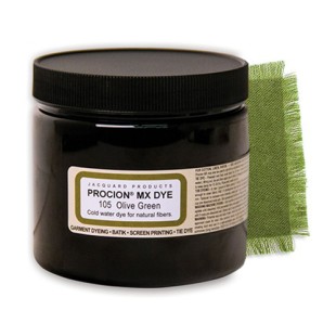 Краситель порошковый Jacquard "Procion MX Dye" 105 Olive Green (оливковый), 230г