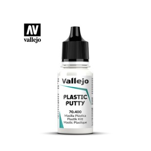 Шпаклевка для пластика Vallejo "Plastic Putty" 70.400 White, 17 мл