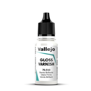 Акриловый лак Vallejo "Gloss Varnish" 70.510 глянцевый, 18 мл