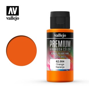 Краска для аэрографии Vallejo "Premium" цвет 62.004 (Orange), 60 мл