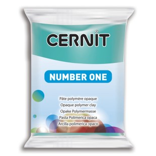 Полимерный моделин Cernit "Number One" #676 бирюзовый, 56гр.