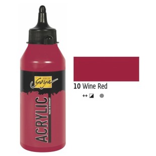 Краска акриловая Solo Goya "Acryl" №10 Красное вино, 250мл