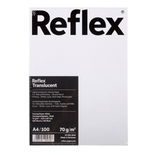Калька полупрозрачная "Reflex" A4, 100л, 70гр/м² в коробке