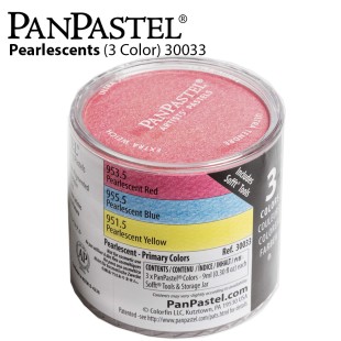 Набор сухой пастели PanPastel "Pearlescents - Primary" 3 цвета PP30033